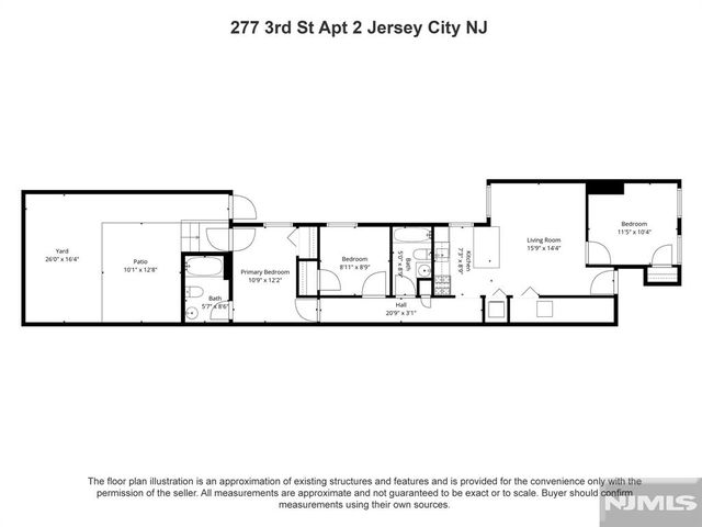 277 3rd Street 2, Jersey City, NJ 07302