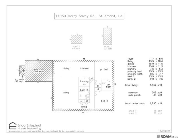 14050 Harry Savoy Rd, St Amant, LA 70774
