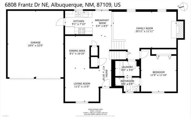 6808 FRANTZ Drive NE, Albuquerque, NM 87109