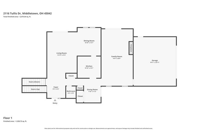 2116 Tullis Drive, Middletown, OH 45042