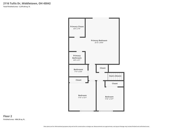 2116 Tullis Drive, Middletown, OH 45042