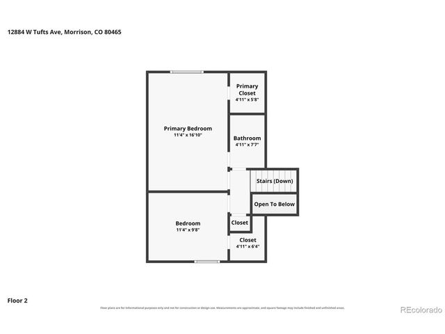 12884 W Tufts Ave, Morrison, CO 80465