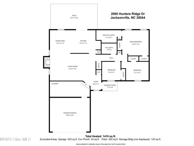 2000 Hunters Ridge Drive, Midway Park, NC 28544