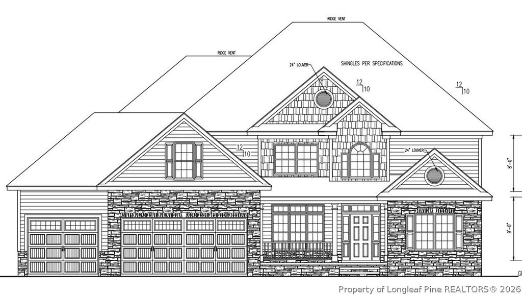 420 Kimberwicke (Lot 46) Drive, Fayetteville, NC 28311 — exterior