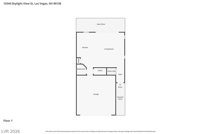 12540 Skylight View Street, Las Vegas, NV 89138