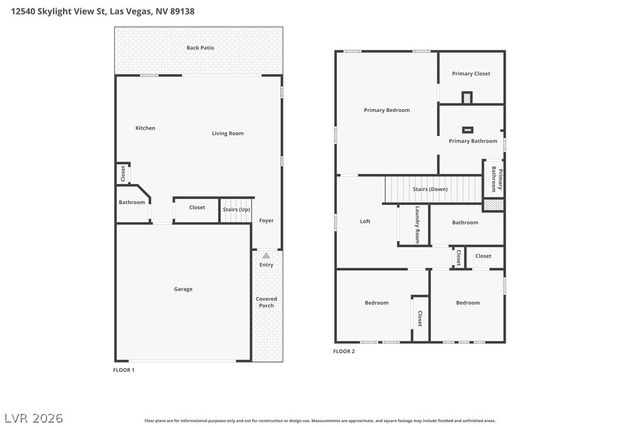 12540 Skylight View Street, Las Vegas, NV 89138