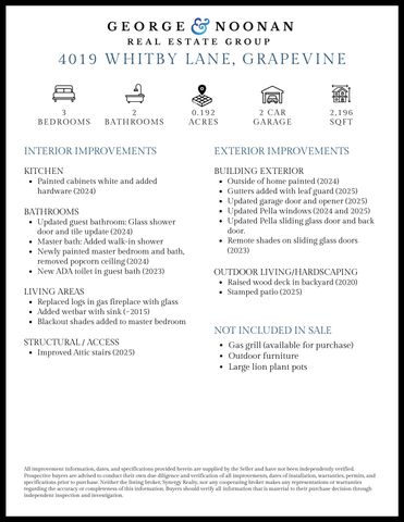 4019 Whitby Lane, Grapevine, TX 76051