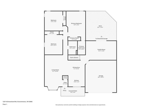 1247 N Breezeland ROAD, Summit, WI 53066