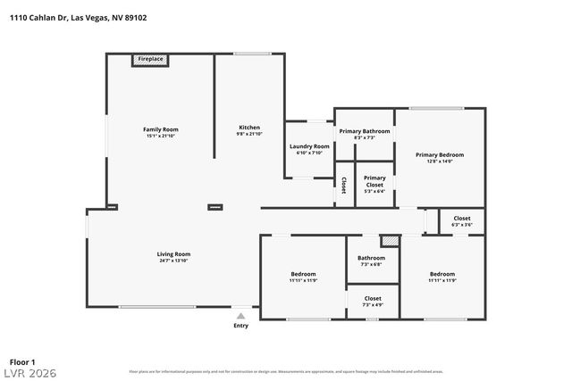 1110 CAHLAN DRIVE, Las Vegas, NV 89102