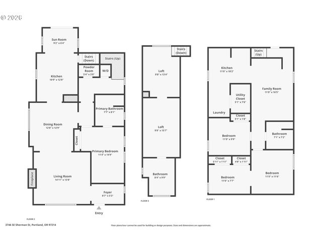 3746 Se SHERMAN St, Portland, OR 97214