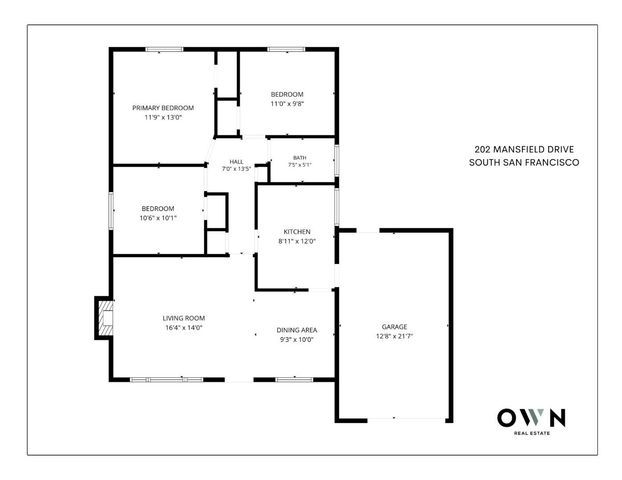 202 Mansfield Drive, South San Francisco, CA 94080