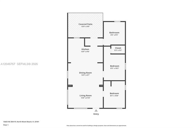 13625 NE 20th Place, North Miami Beach, FL 33181