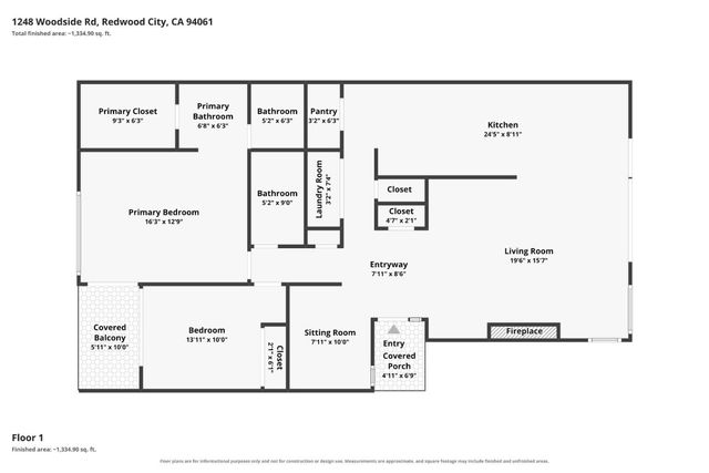 1248 Woodside Road, Redwood City, CA 94061