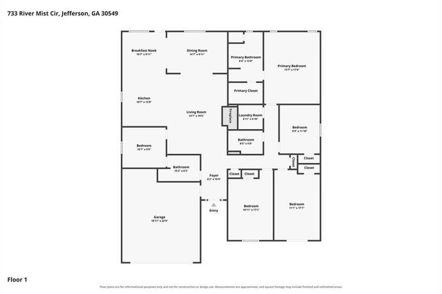 733 River Mist Circle, Jefferson, GA 30549