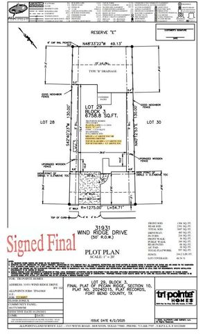 31931 Wind Ridge Drive, Fulshear, TX 77441