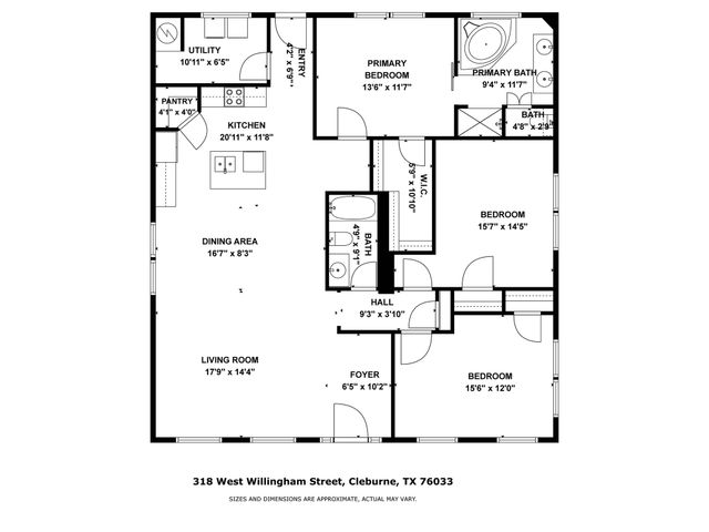 318 W Willingham Street, Cleburne, TX 76033