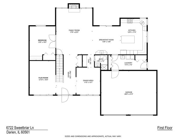 6722 Sweetbriar Lane, Darien, IL 60561