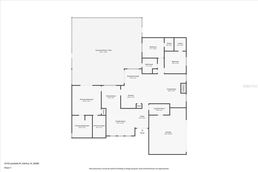 Image 3 of property listing at 2110 LAINDALE PLACE, Valrico, FL 33596