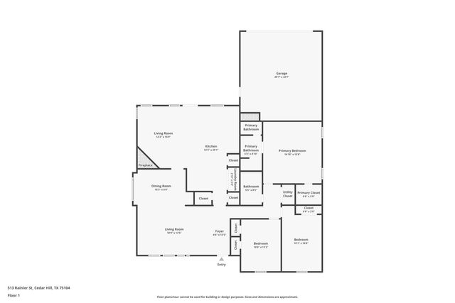 513 Rainier Street, Cedar Hill, TX 75104