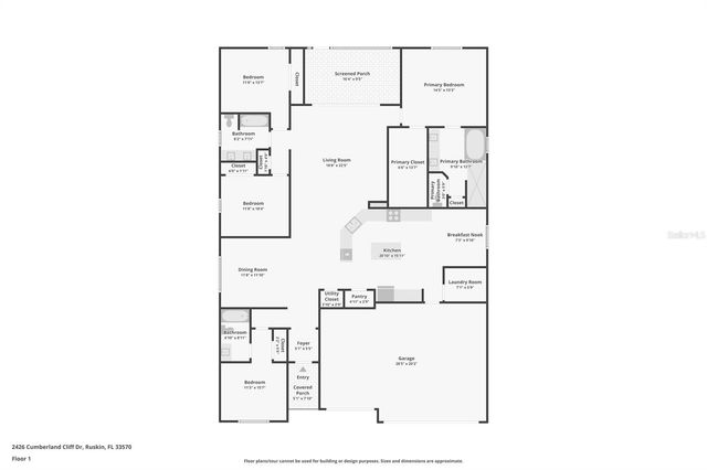 2426 CUMBERLAND CLIFF DRIVE, Ruskin, FL 33570