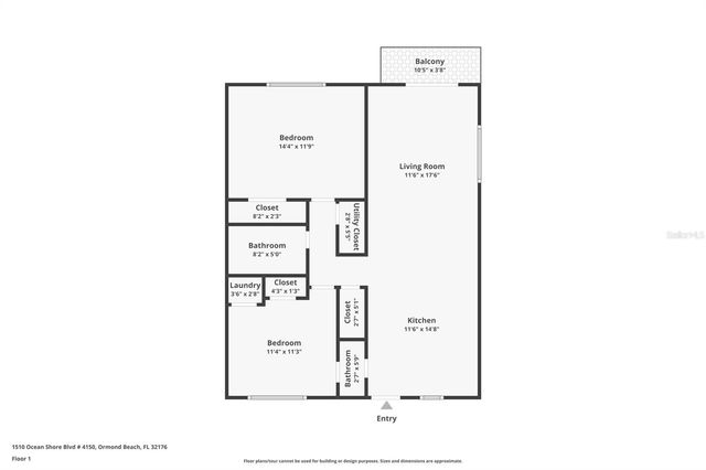 1510 OCEAN SHORE BOULEVARD 4150, Ormond Beach, FL 32176