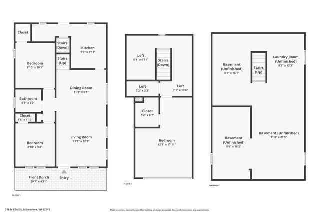 216 N 63rd STREET, Milwaukee, WI 53213