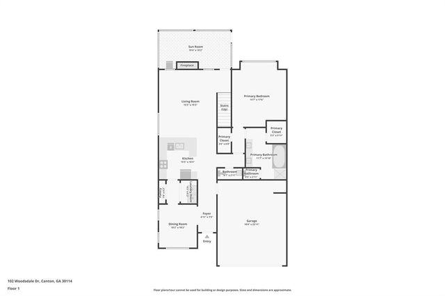 102 Woodsdale Drive, Canton, GA 30114