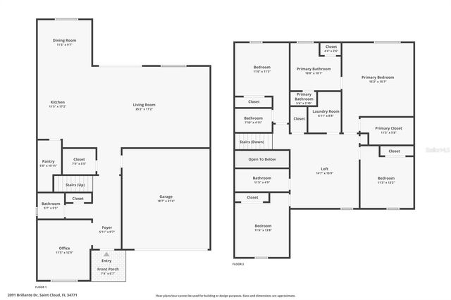 2091 BRILLANTE DRIVE, St Cloud, FL 34771