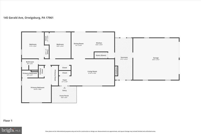 145 GERALD AVE, Orwigsburg, PA 17961