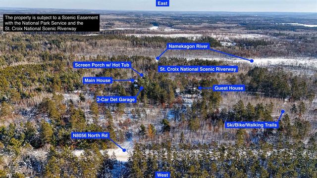 8056 N North Rd, Springbrook, WI 51875