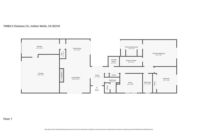 74984 S Chateau Circle, Indian Wells, CA 92210