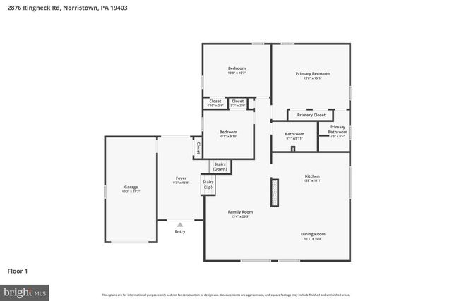 2876 RINGNECK RD, Norristown, PA 19403