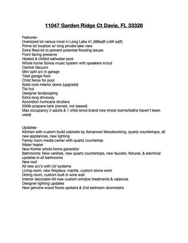 11047 Garden Ridge Court, Davie, FL 33328
