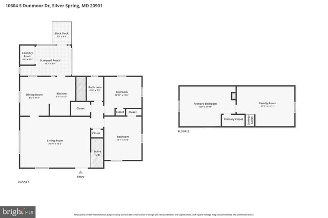 10604 S DUNMOOR DR, Silver Spring, MD 20901