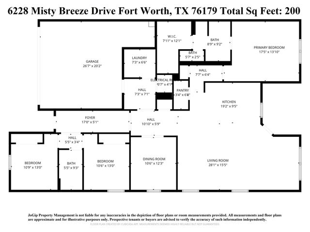 6228 Misty Breeze Drive, Fort Worth, TX 76179