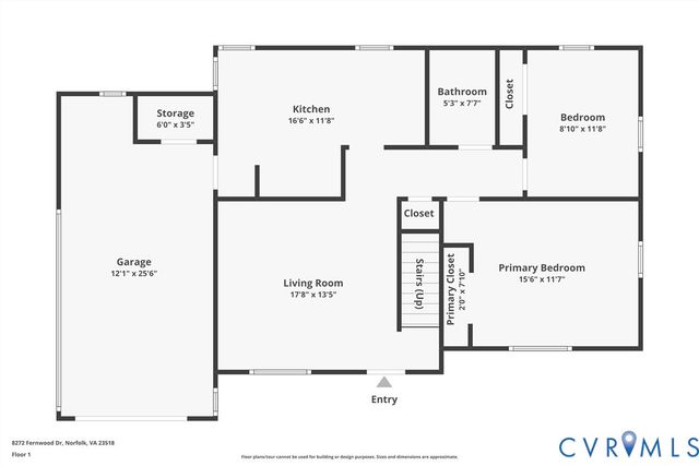 8272 Fernwood Dr, Norfolk, VA 23513