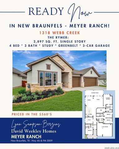1318 Webb Creek, New Braunfels, TX 78132