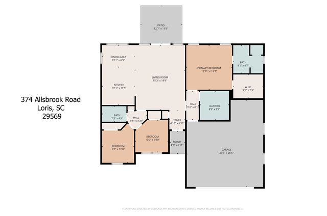 374 Allsbrook Rd., Loris, SC 29569