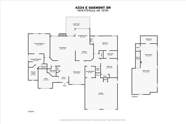 4334 E Oakmont Drive, Fayetteville, AR 72701