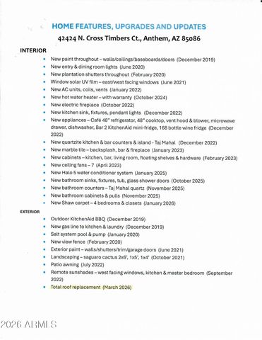 42424 N CROSS TIMBERS Court, Anthem, AZ 85086