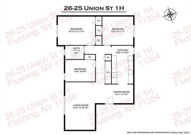 26-25 Union Street 1H, Flushing, NY 11354