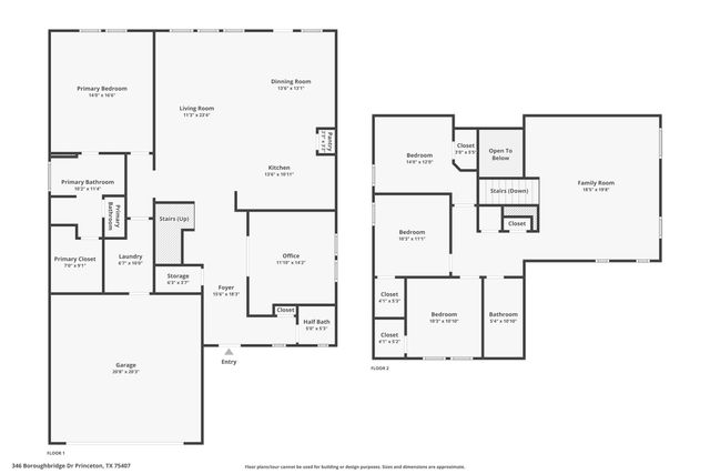 346 Boroughbridge Drive, Princeton, TX 75407