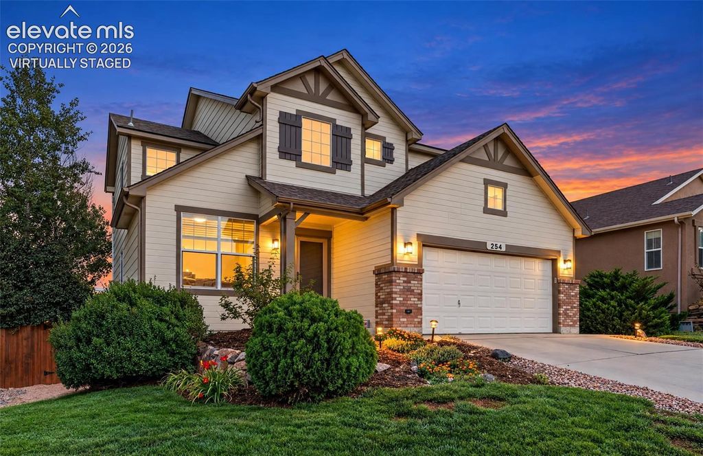 254 All Sky Drive, Colorado Springs, CO 80921 — exterior