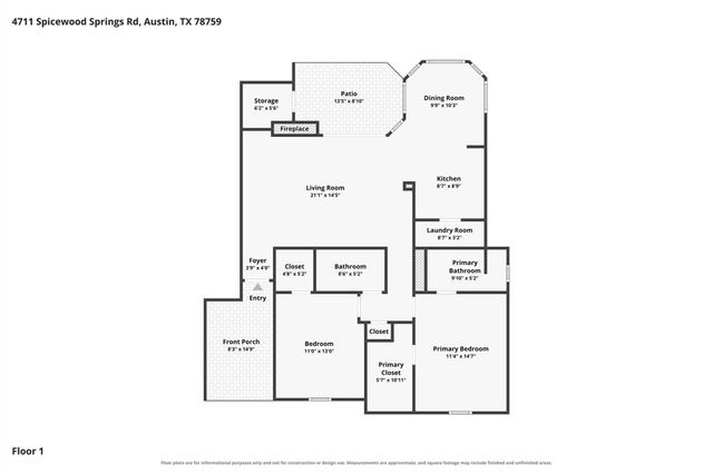 4711 Spicewood Springs RD 168, Austin, TX 78759