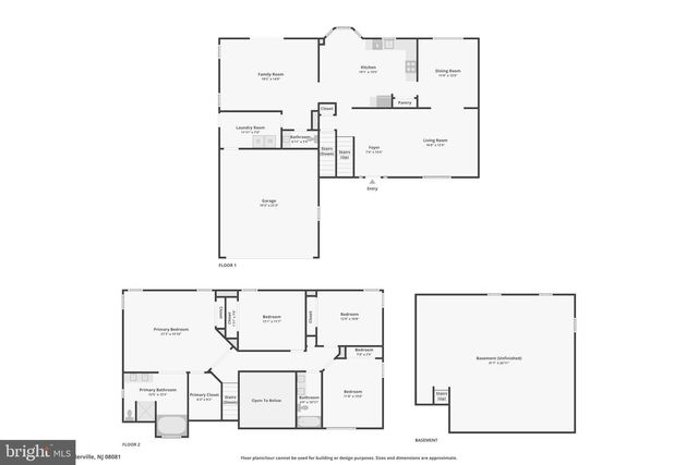 45 GRAYPEBBLE CIR, Sicklerville, NJ 08081