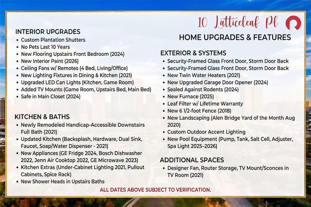 10 Latticeleaf Place, The Woodlands, TX 77382