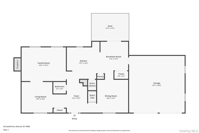 44 Catskill Avenue, Monroe, NY 10950