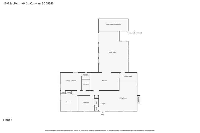 1607 McDermott St., Conway, SC 29526