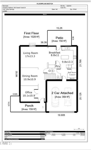 300 Sweet Violet Drive, Holly Springs, NC 27540