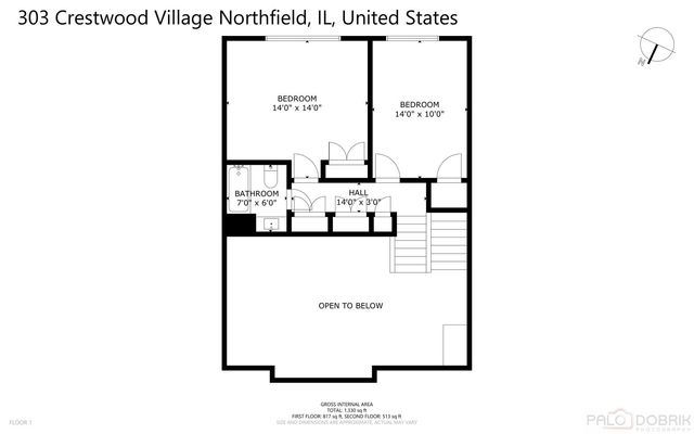 303 Crestwood Village, Northfield, IL 60093